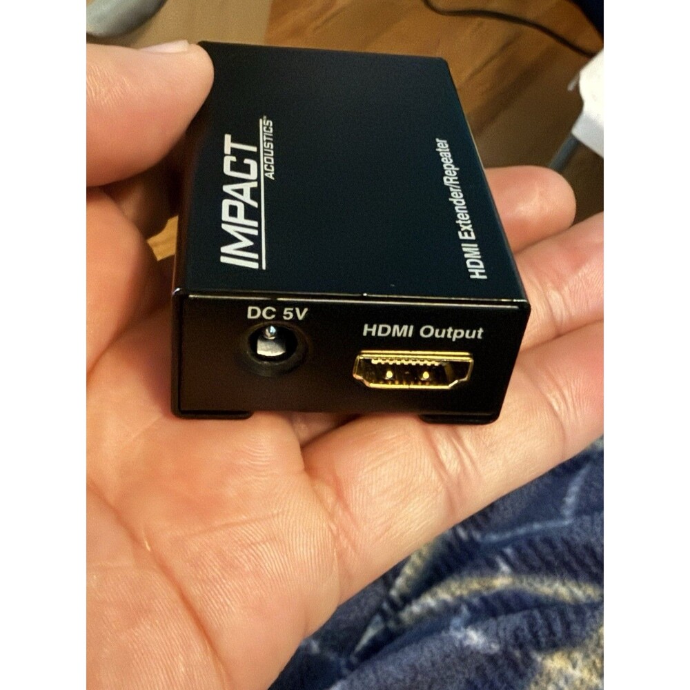 Impact Active HDMI Repeater, Extender Model 40383, Missing Power Cord